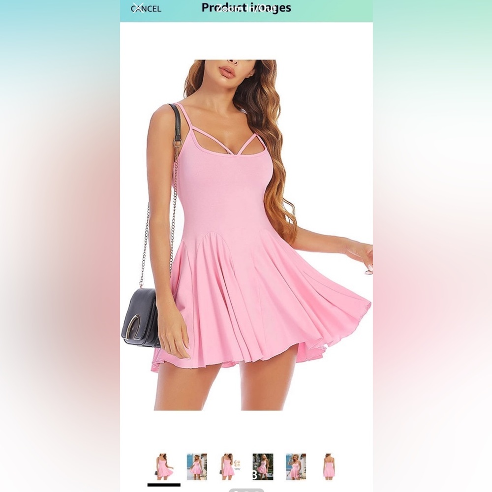 Women’s Adome pink summer dress size medium